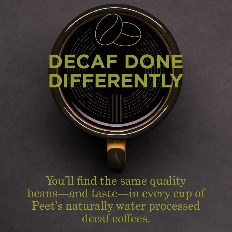 Peet's Coffee, Dark Roast Decaf Keurig K-Cup Pods - Decaf House Blend 88 Count (4 Boxes of 22 K-Cup Pods) - Image 2